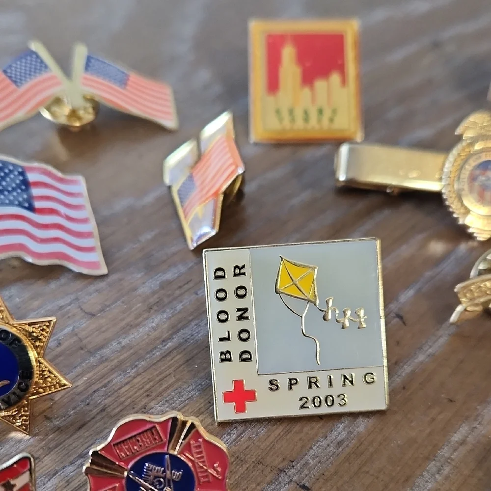 Collection of Patriotic Pins